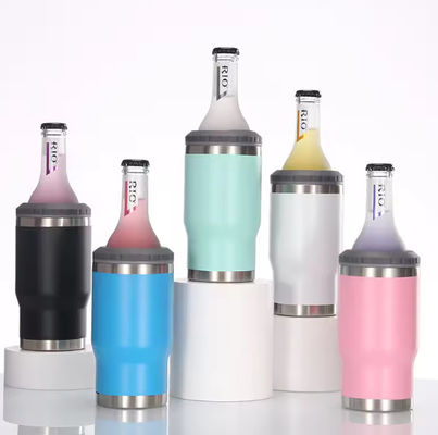 14 унций 3-в-1 Custom OEM кофе Tumbler кружка Кола держатель Нержавеющая сталь пиво может охлаждающий